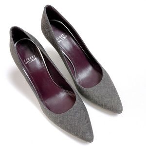 Stuart Weitzman Gray Classic Stiletto Heels Pumps
